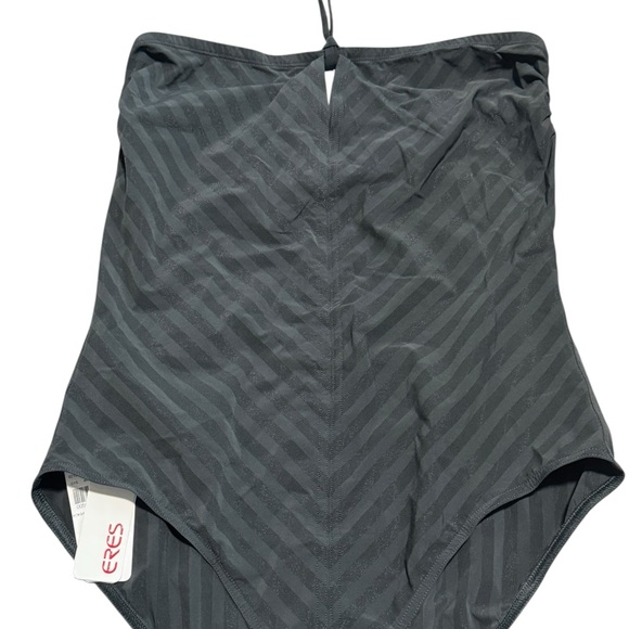 ERES***Black Striped Halterneck One-Piece Swimsuit***FR40; US 8***$645 - Picture 4 of 5